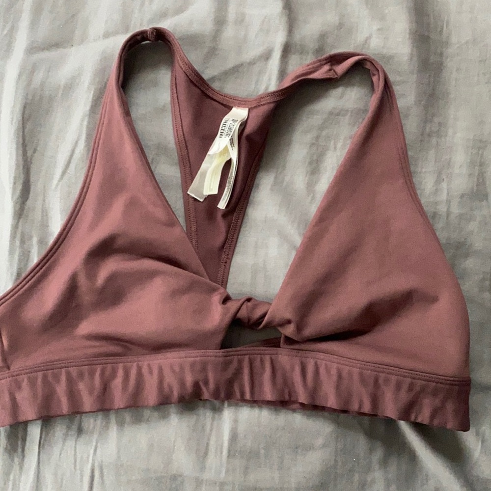 PINK bathing suit top also a sports bra!